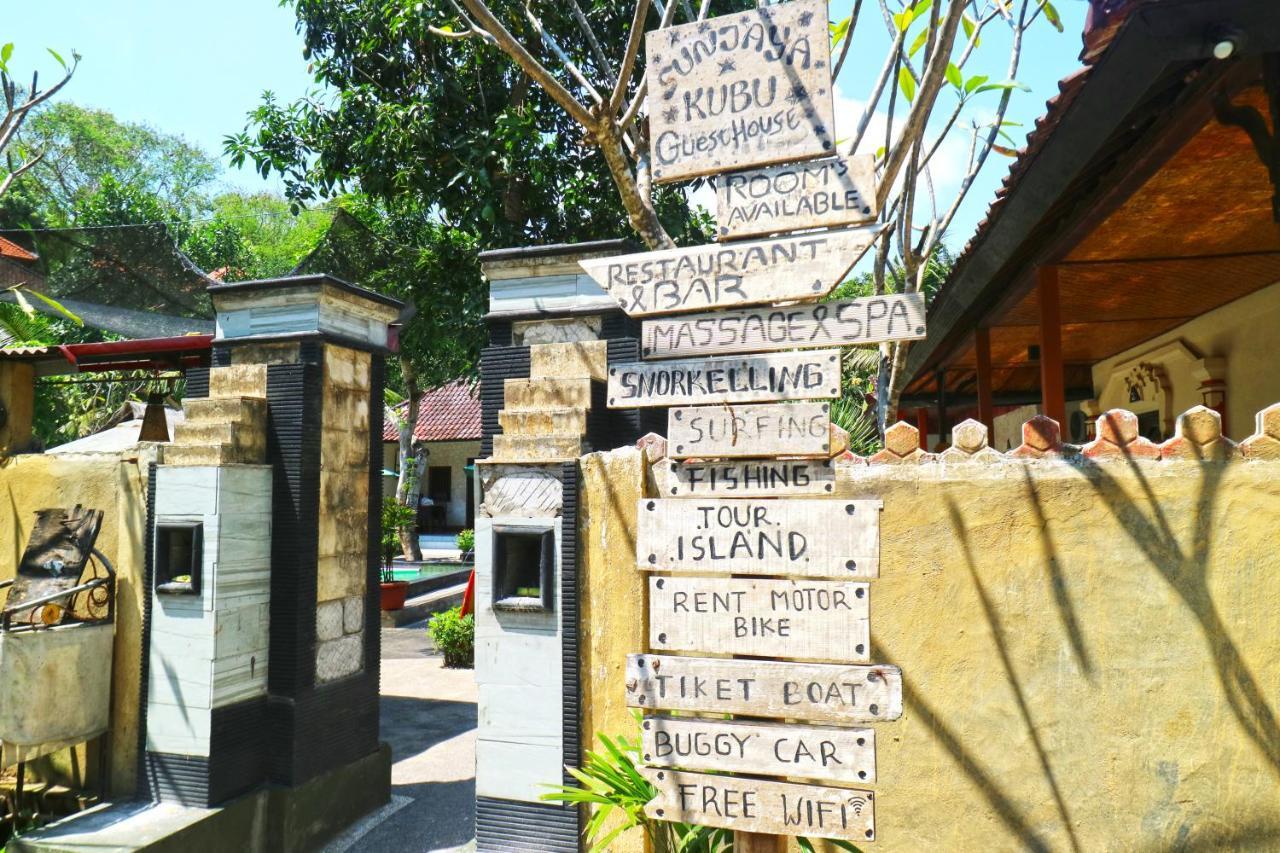 Sunjaya Kubu Guesthouse Lembongan Exterior foto